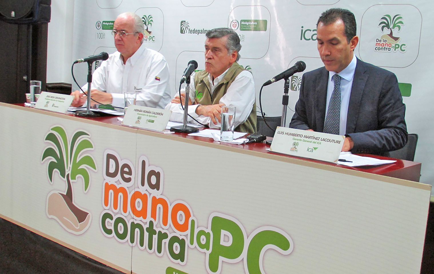 Ministerio de Agricultura, ICA y Fedepalma, lanzan campaña contra la Pudrición del cogollo
